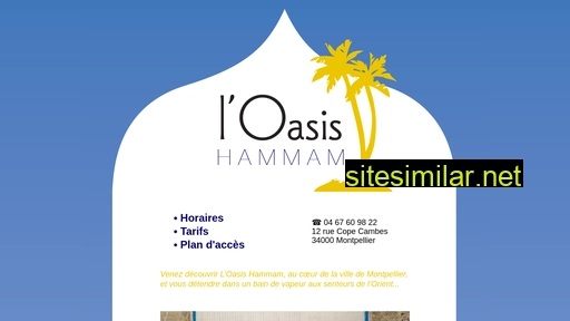 oasis-hammam.fr alternative sites