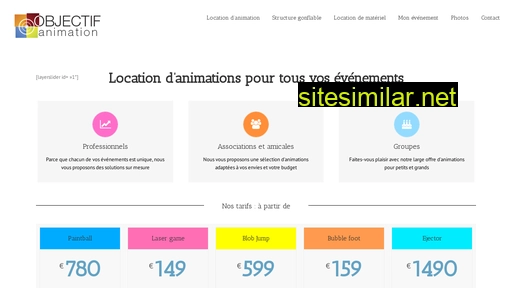 objectif-animation.fr alternative sites