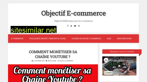 objectif-ecommerce.fr alternative sites