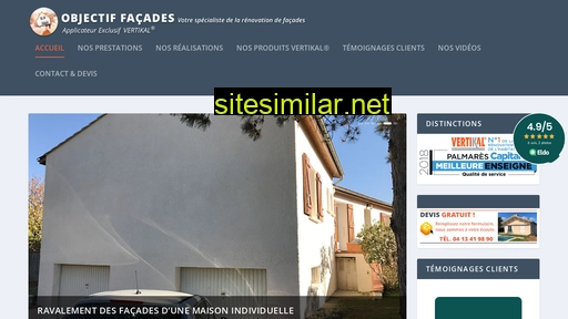 Objectif-facades similar sites