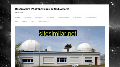 observatoireantares.fr alternative sites