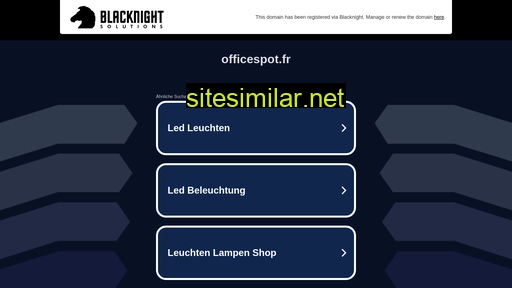 officespot.fr alternative sites