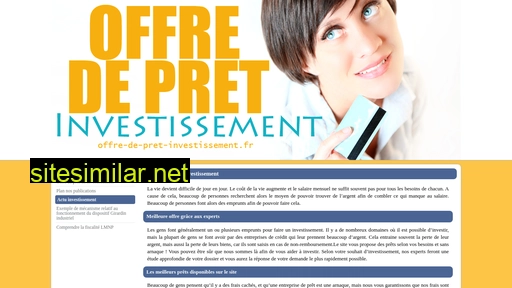offre-de-pret-investissement.fr alternative sites