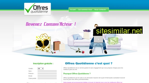 offre-quotidienne.fr alternative sites