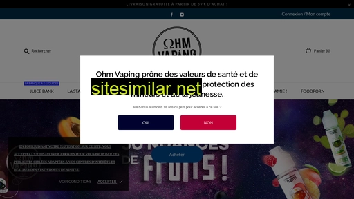 ohmvaping.fr alternative sites