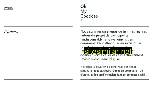 ohmygoddess.fr alternative sites