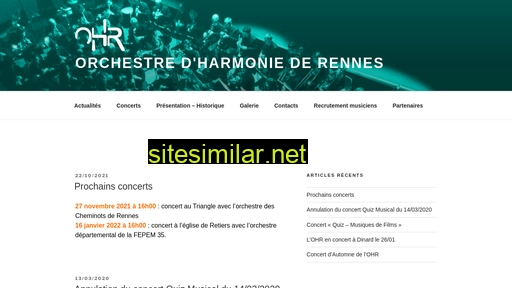 ohrennes.fr alternative sites