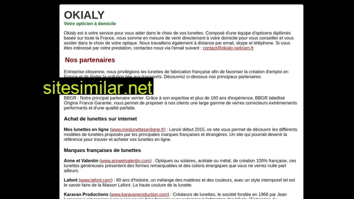 okialy-opticien.fr alternative sites