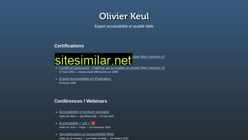 olivierkeul.fr alternative sites