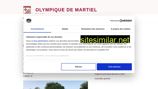 olympiquedemartiel.fr alternative sites