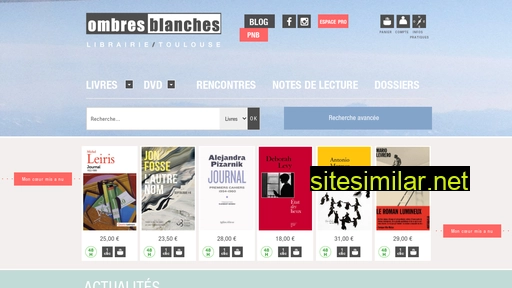 ombres-blanches.fr alternative sites