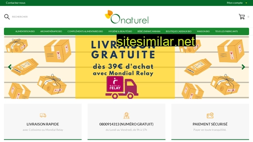 onaturel.fr alternative sites
