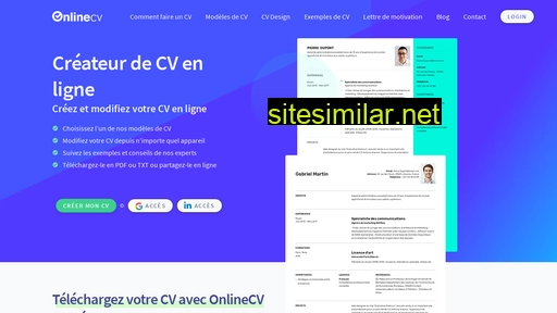 onlinecv.fr alternative sites