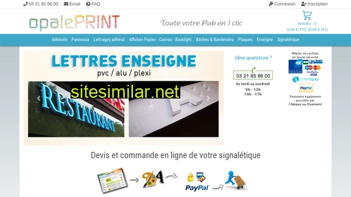 opaleprint.fr alternative sites