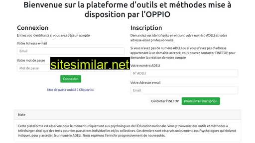 oppio-inetop.fr alternative sites