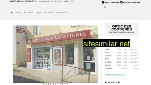 opticdescostieres.fr alternative sites