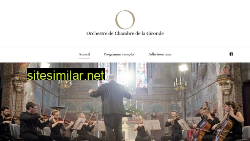 orchestredechambredelagironde.fr alternative sites