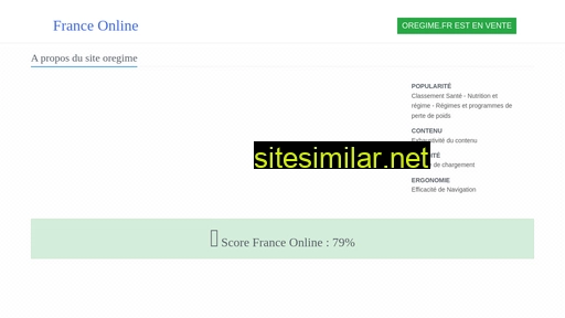 oregime.fr alternative sites