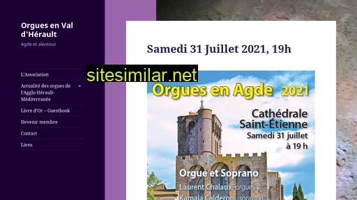 orgues-agde.fr alternative sites