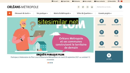 orleans-metropole.fr alternative sites