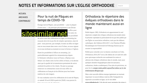 orthodox.fr alternative sites