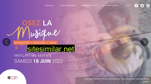 osezlamusiquefrance.fr alternative sites