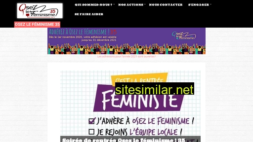 osezlefeminisme35.fr alternative sites