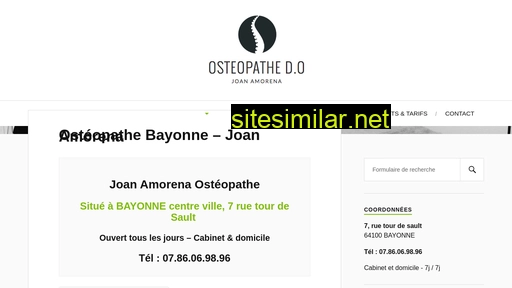 osteopathe-bayonne-amorena.fr alternative sites