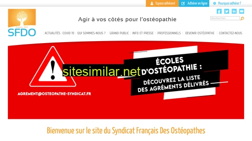 osteopathe-syndicat.fr alternative sites