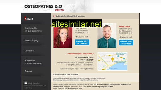 osteopathes-menton.fr alternative sites