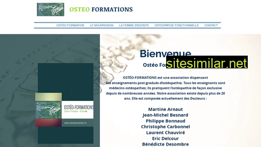 Osteoformations similar sites