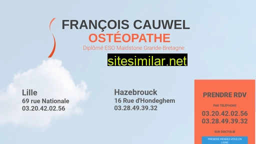 osteopathe-cauwel.fr alternative sites