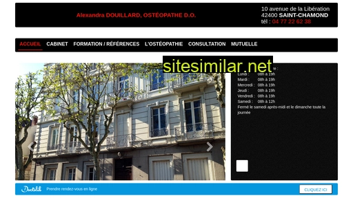 osteopathe-douillard-saint-chamond.fr alternative sites