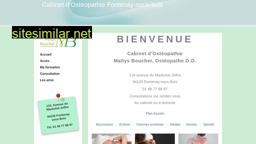 osteopathe-fontenaysousbois.fr alternative sites