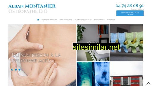 osteopathe-montanier.fr alternative sites