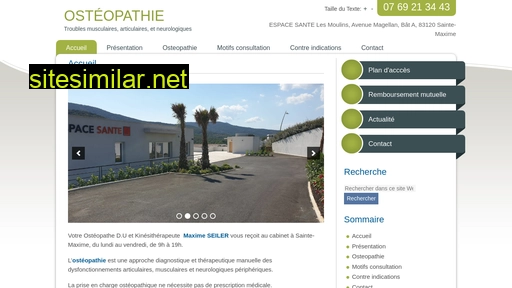 osteopathe-saintemaxime.fr alternative sites