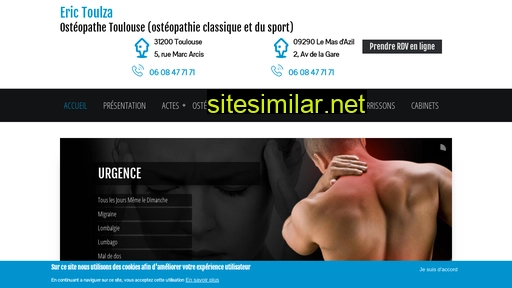 osteopathe-toulouse-toulza.fr alternative sites