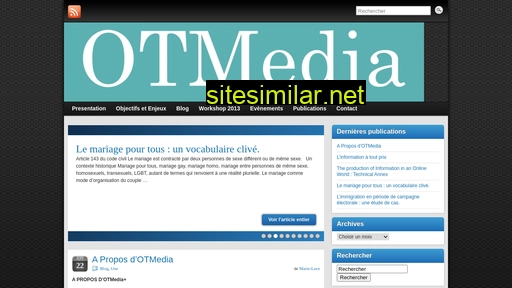 otmedia.fr alternative sites