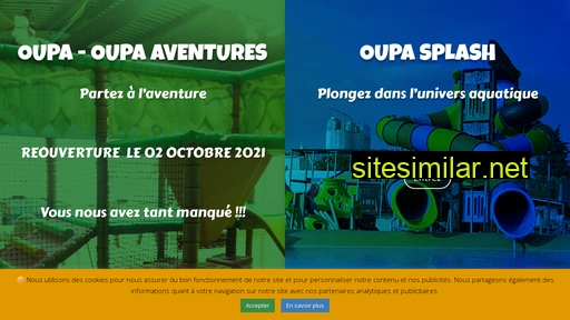 oupaparcs.fr alternative sites
