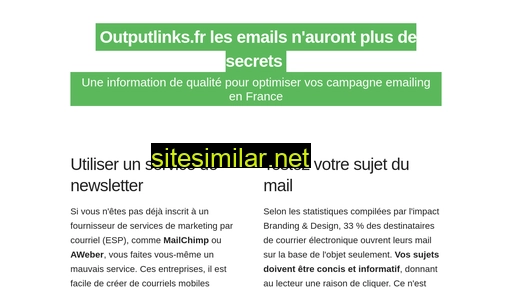 outputlinks.fr alternative sites