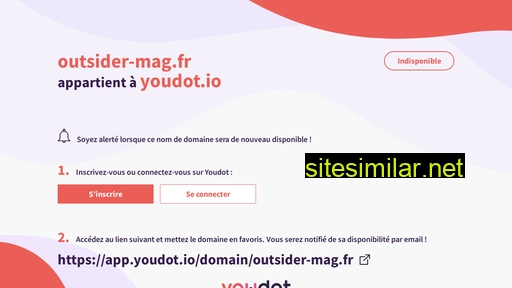 outsider-mag.fr alternative sites