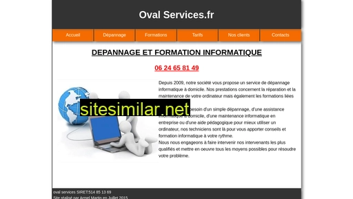 ovalservices.fr alternative sites