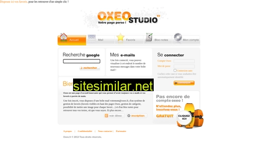 oxeo.fr alternative sites