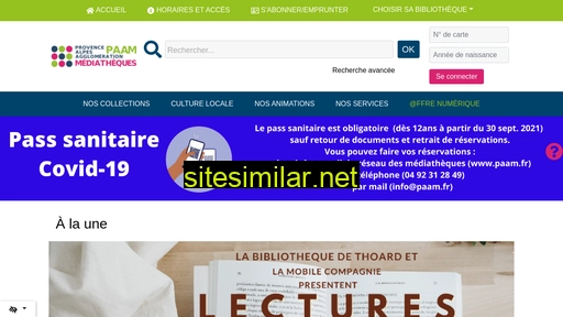 paam.fr alternative sites