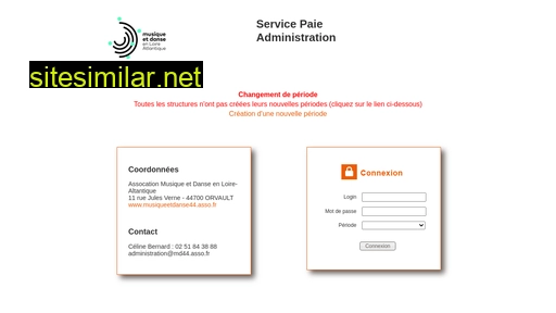 Paie-administration-musiqueetdanse44-asso similar sites