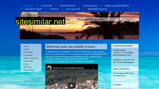 paisible-evasion.fr alternative sites