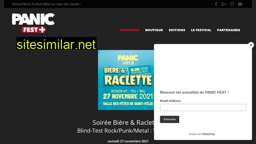 panicfest.fr alternative sites