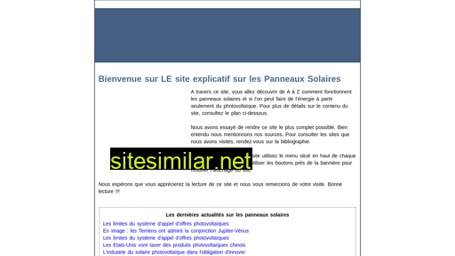 panneausolaire.free.fr alternative sites