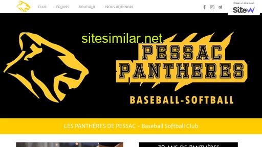 pantheres-pessac.fr alternative sites