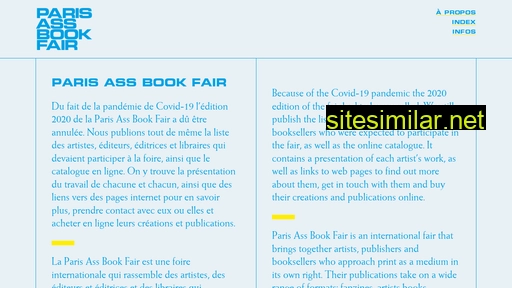 parisassbookfair.fr alternative sites